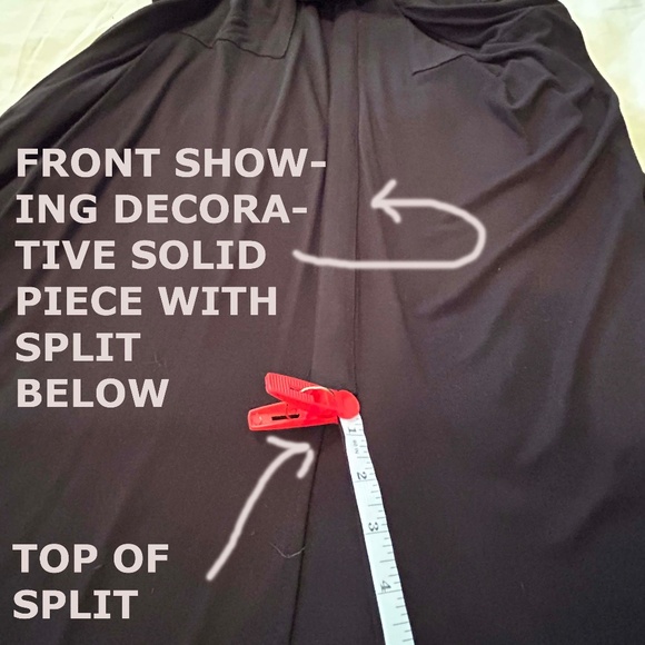 NEW PHOTOS! LACE UP KNIT TUNIC, BLACK, SIZE 4X, SIDE LACES & GROMMETS, SOLID - Picture 3 of 14